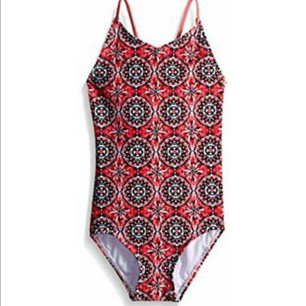 Kanu Surf Girls'  1-Piece Swimsuit, Hannah Pink